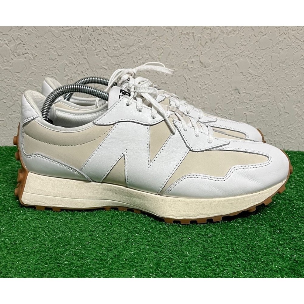 New Balance 327 White Moonbeam Gum Shoes Men’s Size 10.5 WS327LA